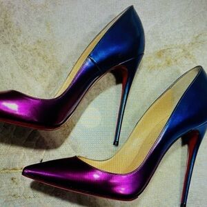 Nine West Purple and Blue Heels